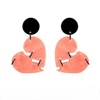 Broken Heart Earrings