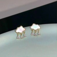 Mini Raincloud Earrings