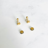 Mini Phallus Stud Earring - Gold / Silver