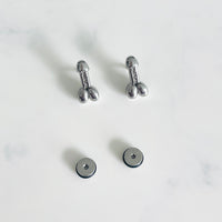 Mini Phallus Stud Earring - Gold / Silver