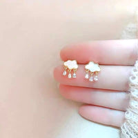 Mini Raincloud Earrings