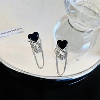 Heart & Chain Earrings