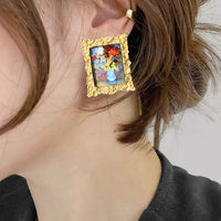 Framed Painting Earrings