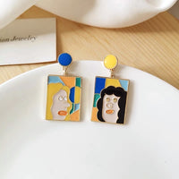 Ladies Portrait Earrings