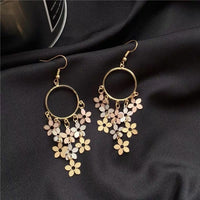 Floral Waterfall earrings