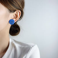 Funky Faces Stud Earring