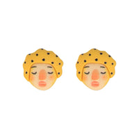 Cartoon Faces Stud Earring