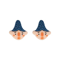 Cartoon Faces Stud Earring