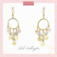 Floral Waterfall earrings