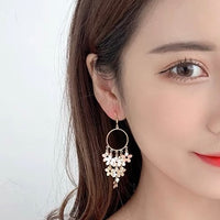 Floral Waterfall earrings