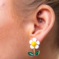 Retro Daisy Earrings