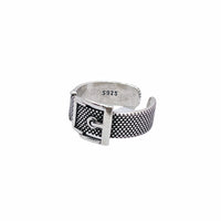 Buckle s925 sterling silver ring