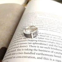 Buckle s925 sterling silver ring