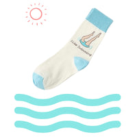 Retro swimmer socks