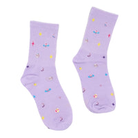 "Best seller" socks with funky colourful Space graphics all over