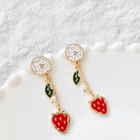 Strawberry & Blossom Earrings