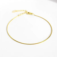Simple snake-chain bracelet