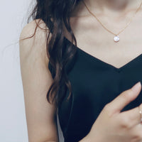 Mother of pearl pendant necklace