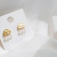 Cloud & Pearl Earrings