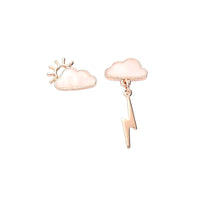 Wellington Weather Earrings - Rose Gold