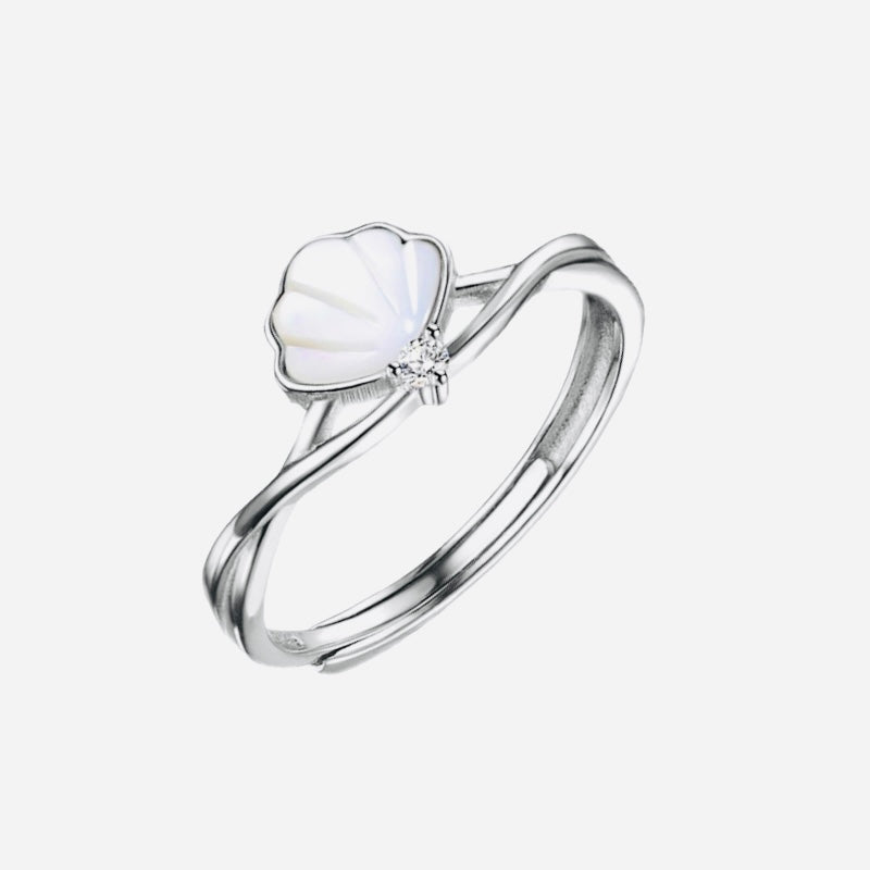 Mother of pearl Silver ring