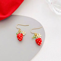 Strawberry & Daisy Earrings