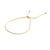 Beautiful adjustable bracelet in gold tone