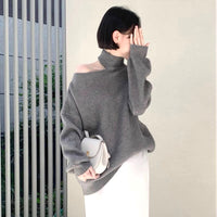 Grey cut out oversize jersey