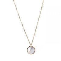 Natural White Pearl Shell Pendant necklace