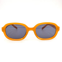 retro style oval sunglasses