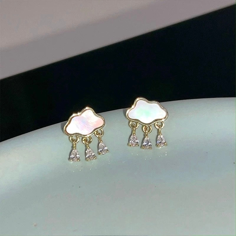 Mini Raincloud Earrings