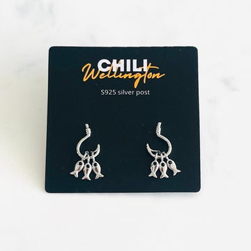 Fish on Hook Earrings