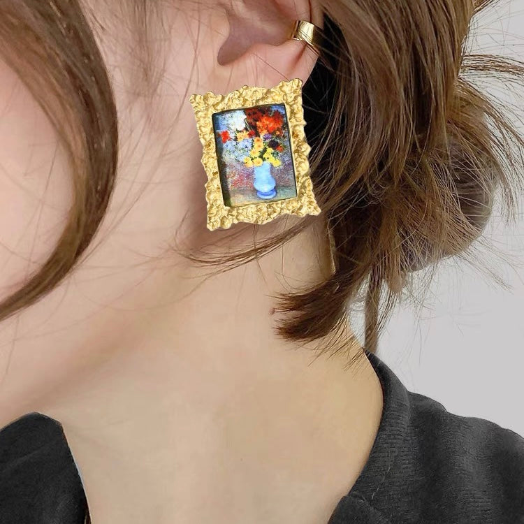Framed Painting Earrings