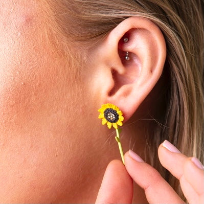 Sunflower Earrings