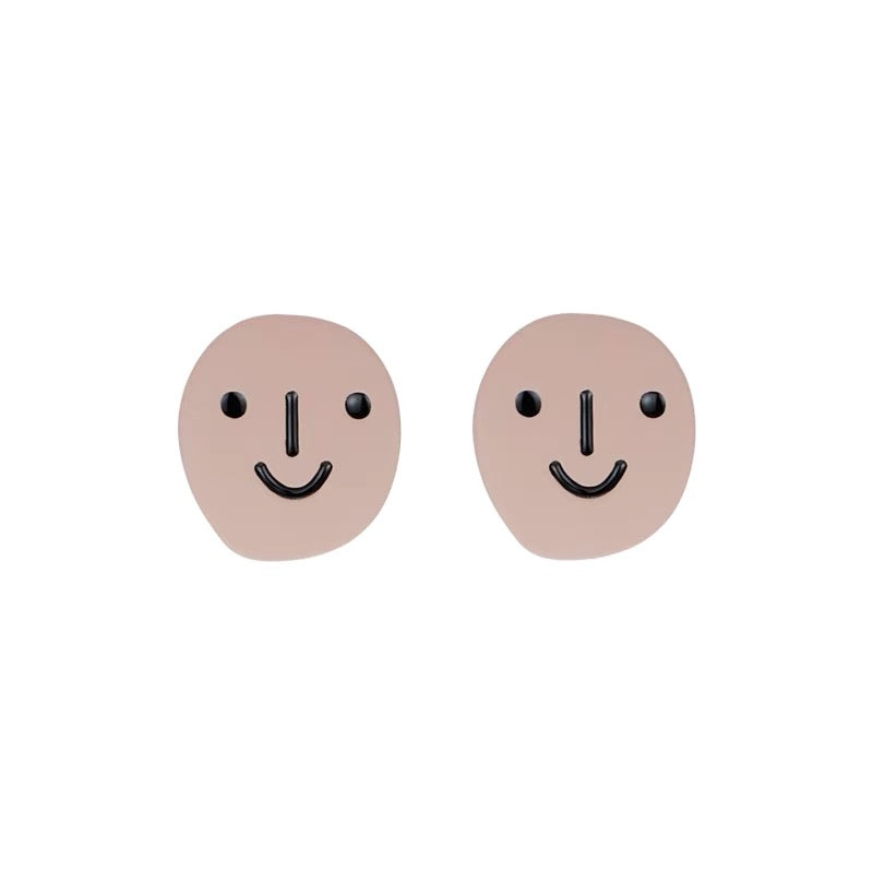 Funky Faces Stud Earring