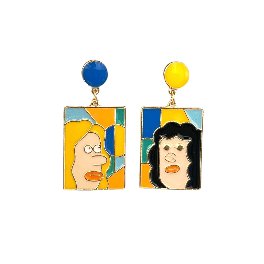 Ladies Portrait Earrings