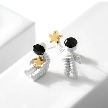 Astronaut & Star Earrings