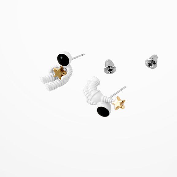 Astronaut & Star Earrings