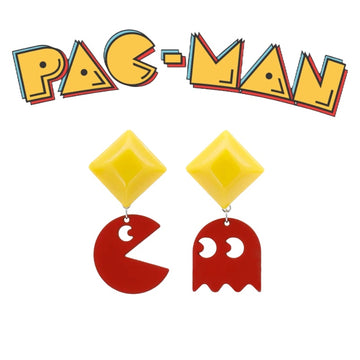 PAC-MAN chunky drop earrings