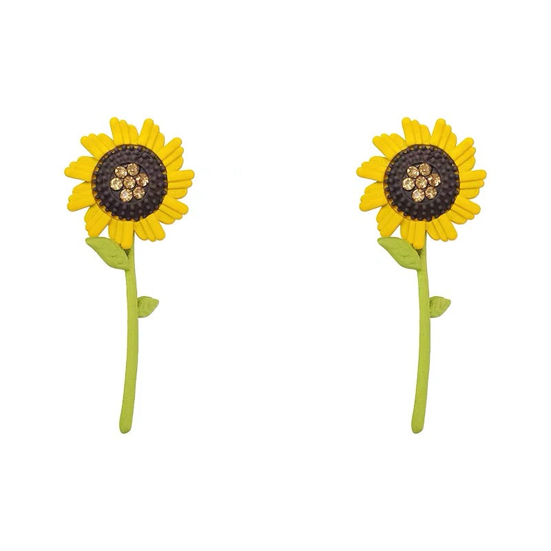Sunflower Earrings