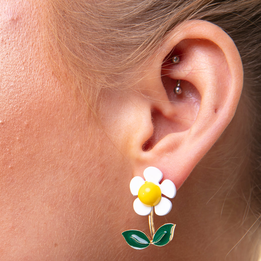 Retro Daisy Earrings
