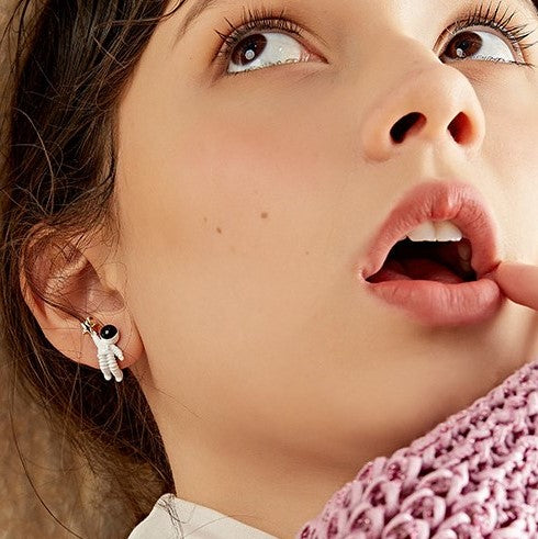 Astronaut & Star Earrings
