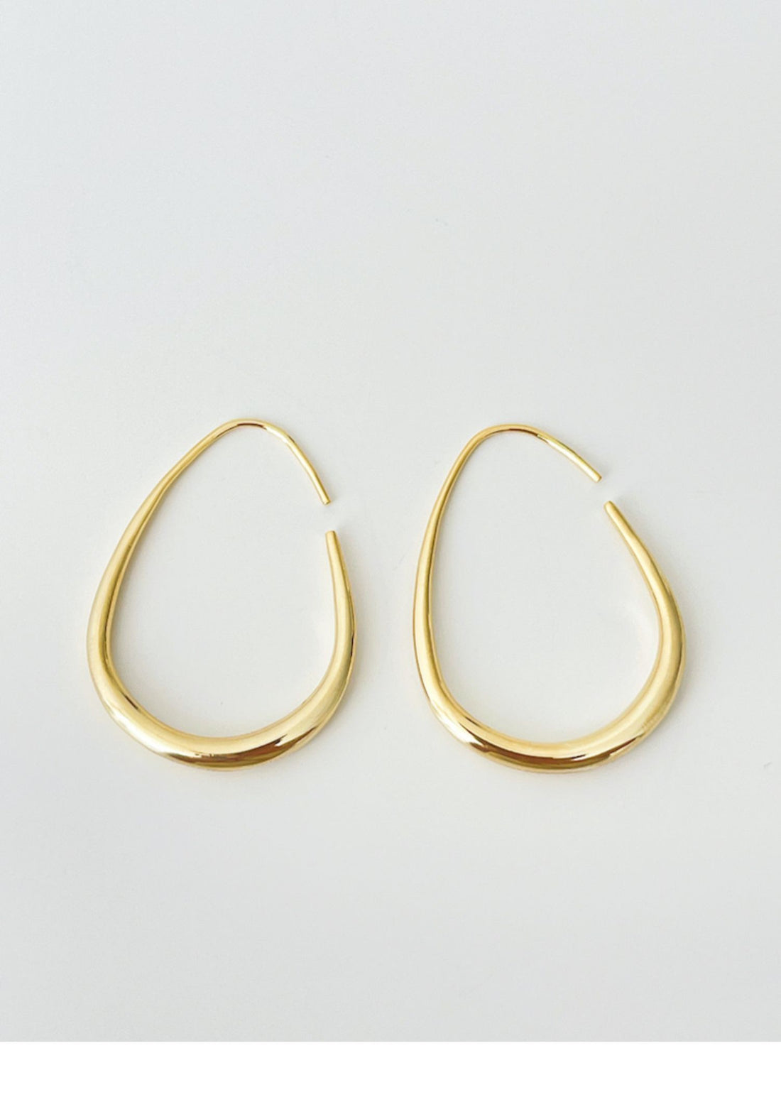 Gold hoop earrings