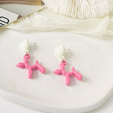 Balloon Dog Earrings