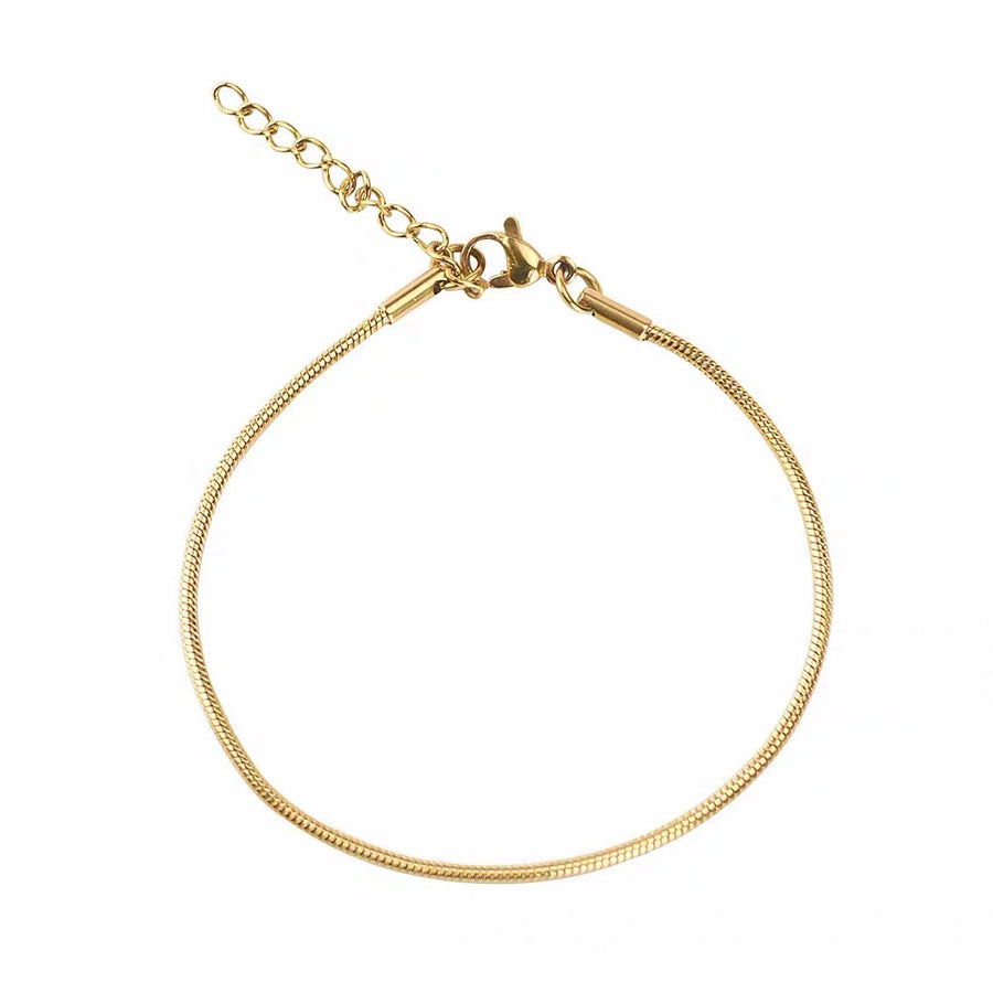 Simple snake-chain bracelet