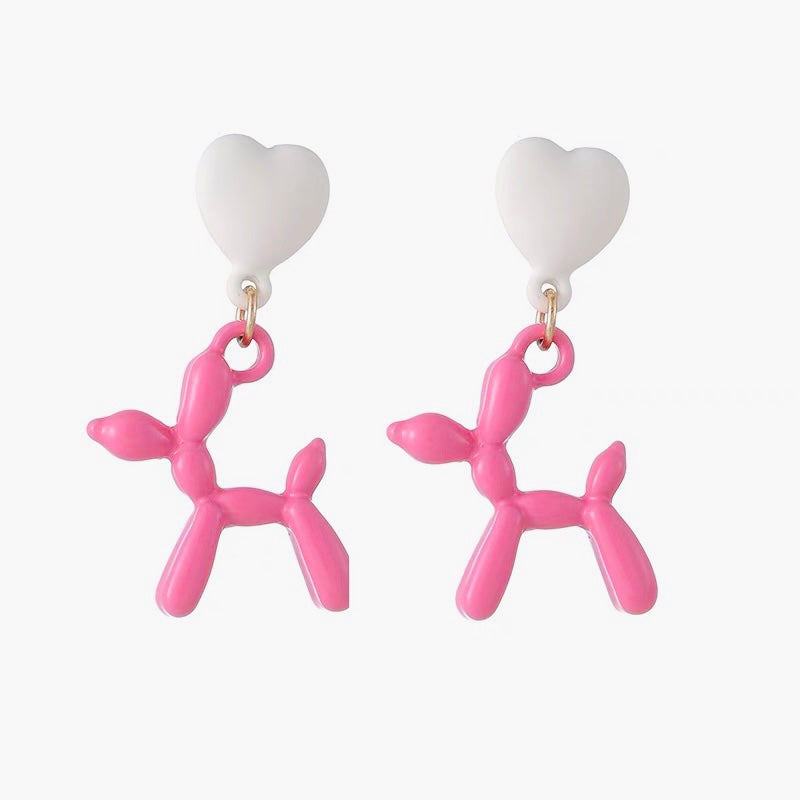 Balloon Dog Earrings