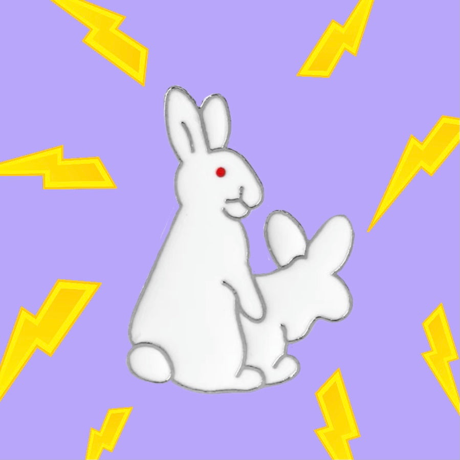 Naughty rabbit brooch – Chili fashion & art gallery