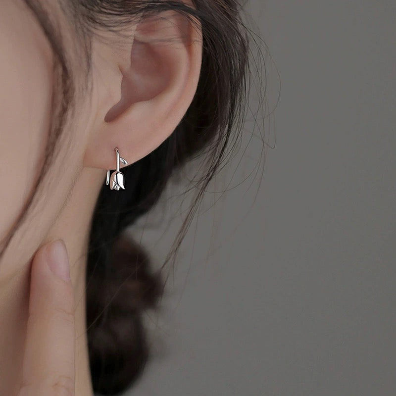 Mini Rose Earrings