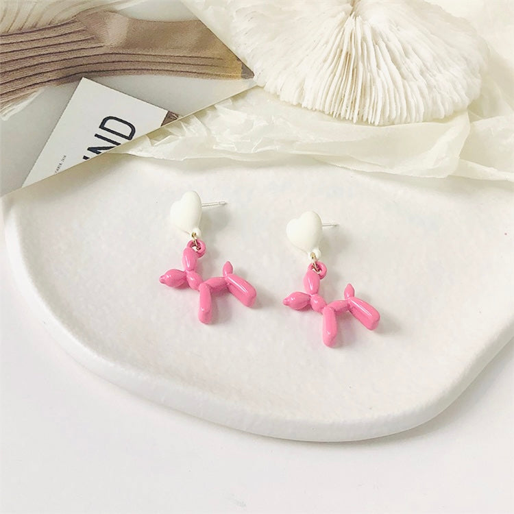 Balloon Dog Earrings