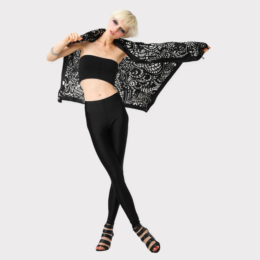 Original CHILI Silk Scarf with silver foil - Ram